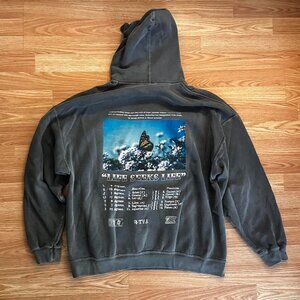 Urban Outfitters Men's Grey and Black Hoodie